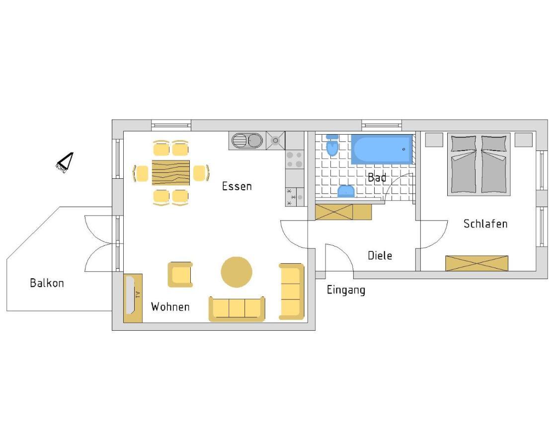 Haus Aquamarina - Fewo Mit Balkon Heringsdorf  Habitación foto